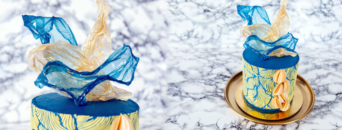 Modernes Tortendesign Backkurs Gesamtansicht