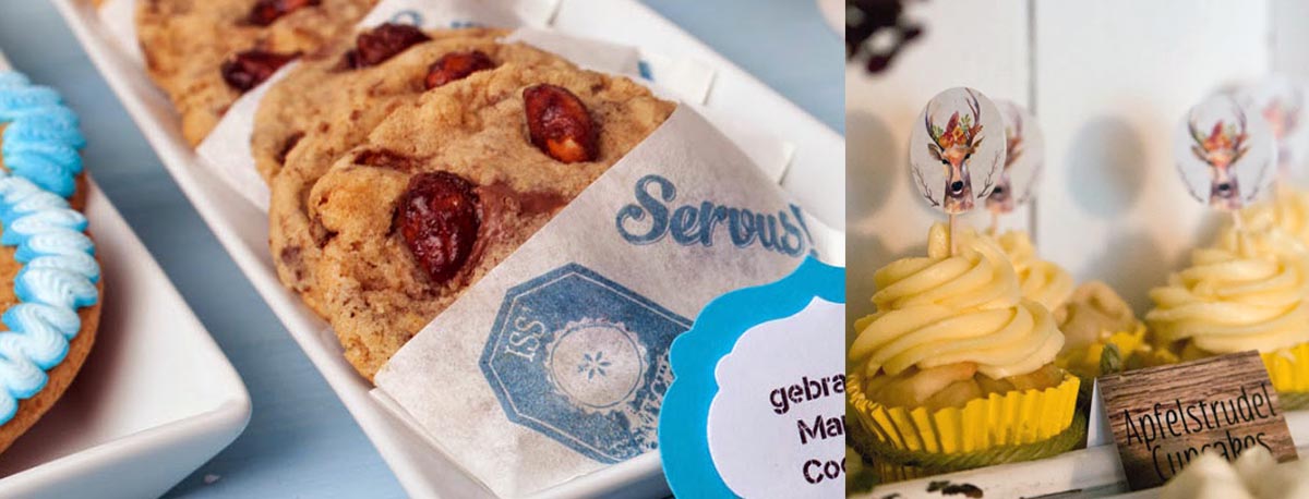 Gebrannte Mandel Cookies & Apfelstrudel Cupcakes